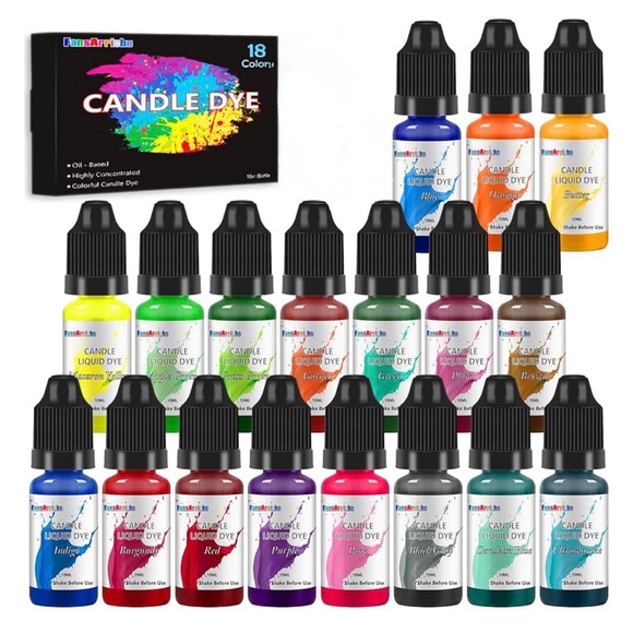 Michaels Other - NWT 18ct Liquid Oil-Based Color Dye for all types of Candle Wax•safe!•